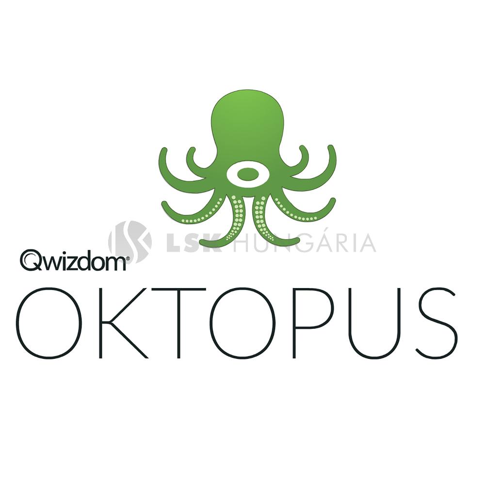QWIZDOM OKTOPUS interaktív táblaszoftver (1 tanár licensz + 5 tanulói mobil tartalommegosztási "örök" licensz)