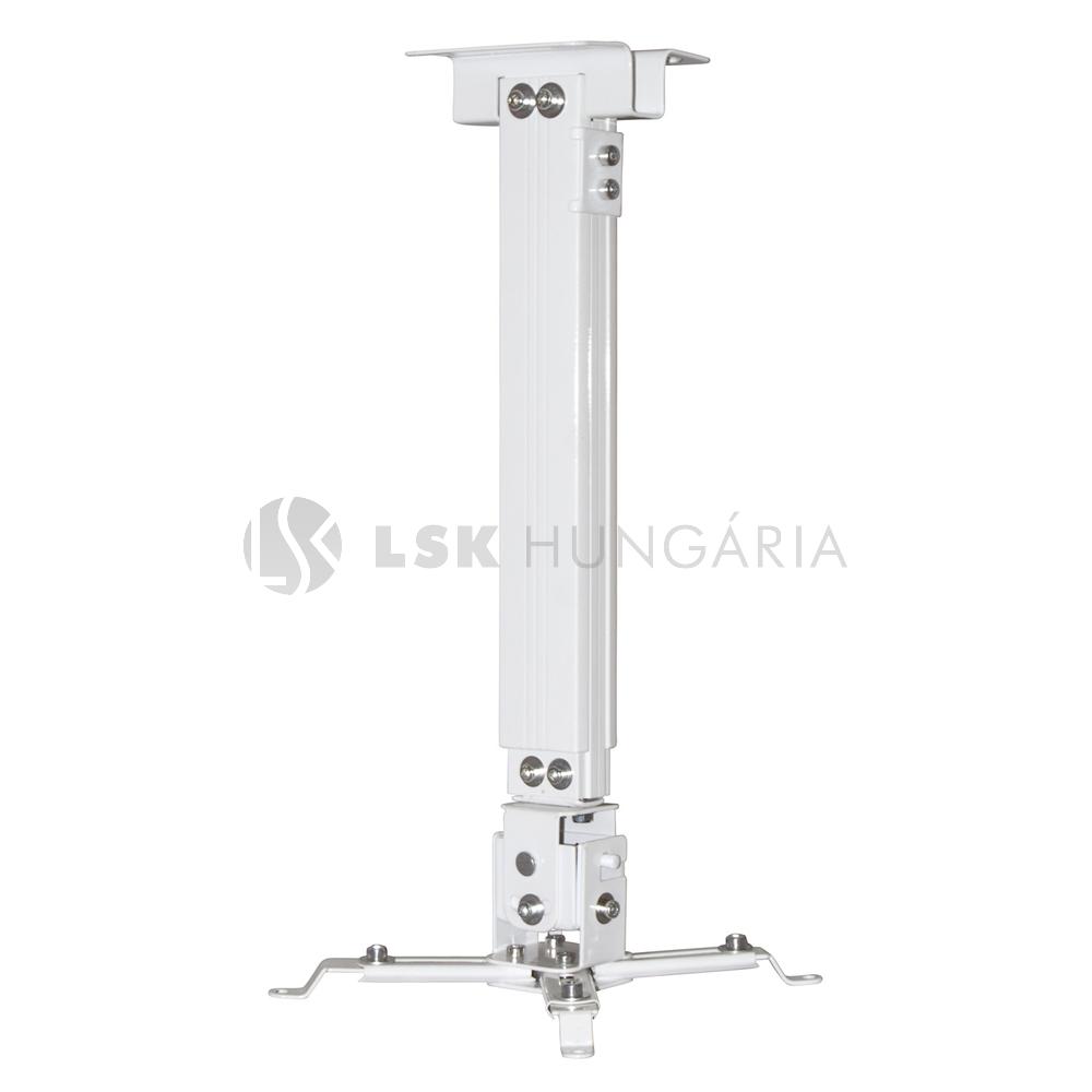 funscreen projektor konzol 430-650 mm-ig állítható, fehér