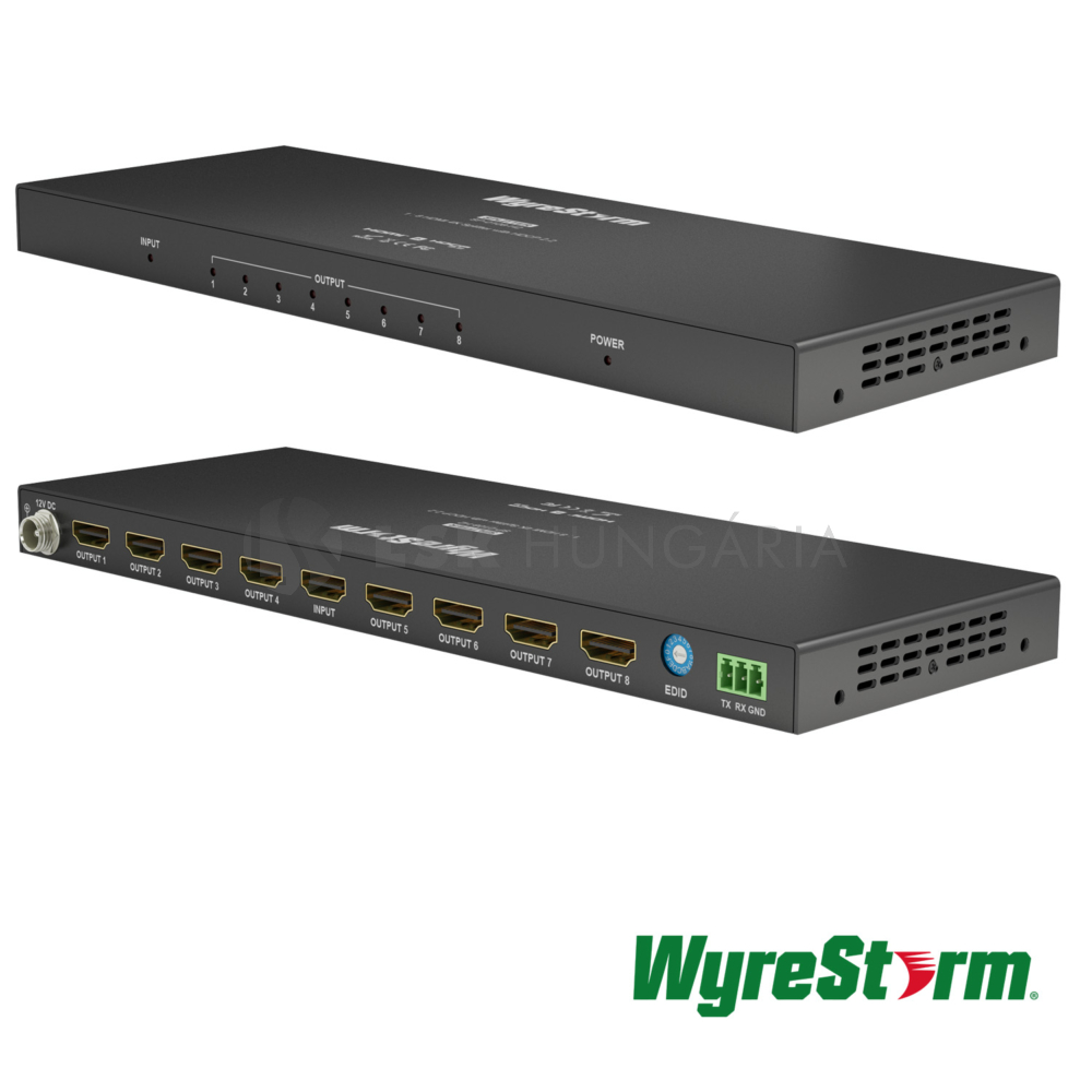 Wyrestorm SP-0108-H2 1:8 4K HDR HDMI elosztó (splitter)