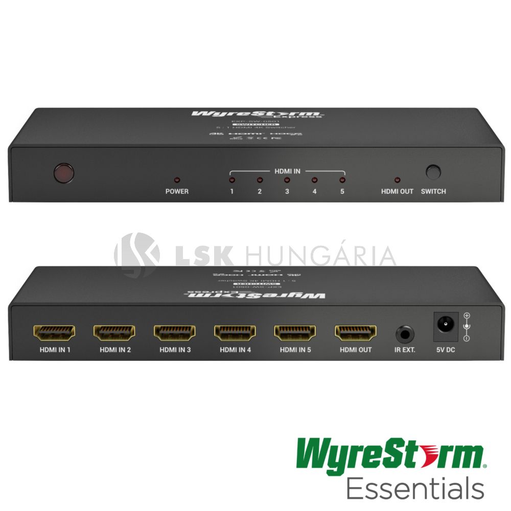 Wyrestorm EXP-SW-0501 5:1 HDMI átkapcsoló (switcher)