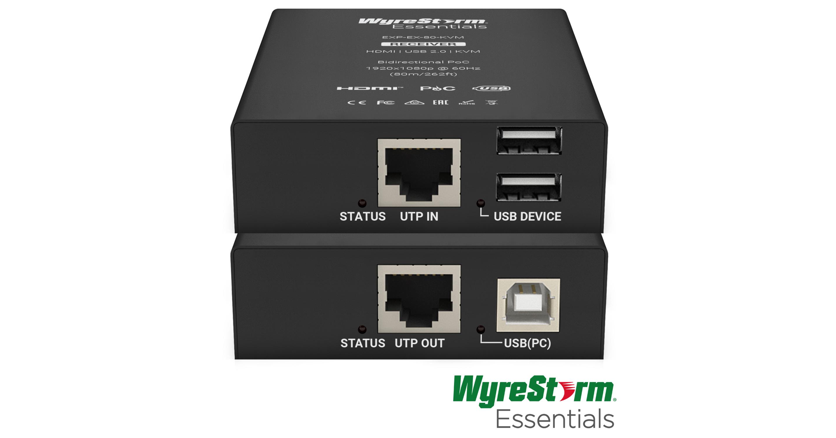 WyreStorm EXPEX80KVM 1080p HD UTP KVM Extender HDMI és USB 2.0